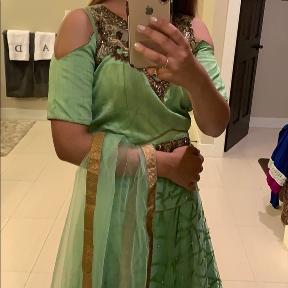 Green lengha - Picture 3 of 4